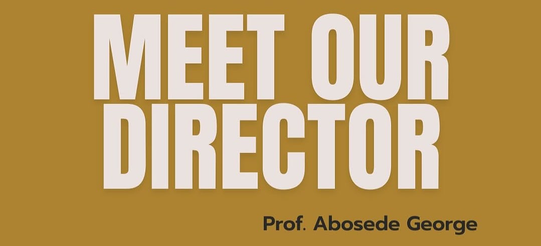 Poster announcing new director