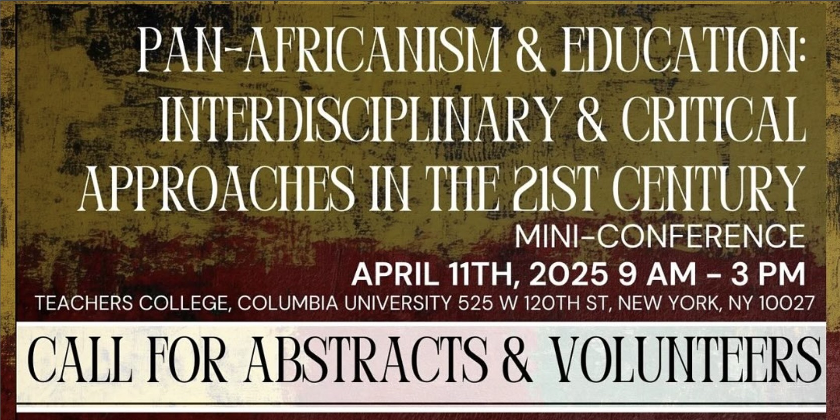 Pan-Africanism & Education: Interdisciplinary & Critical Approaches in the 21st Century