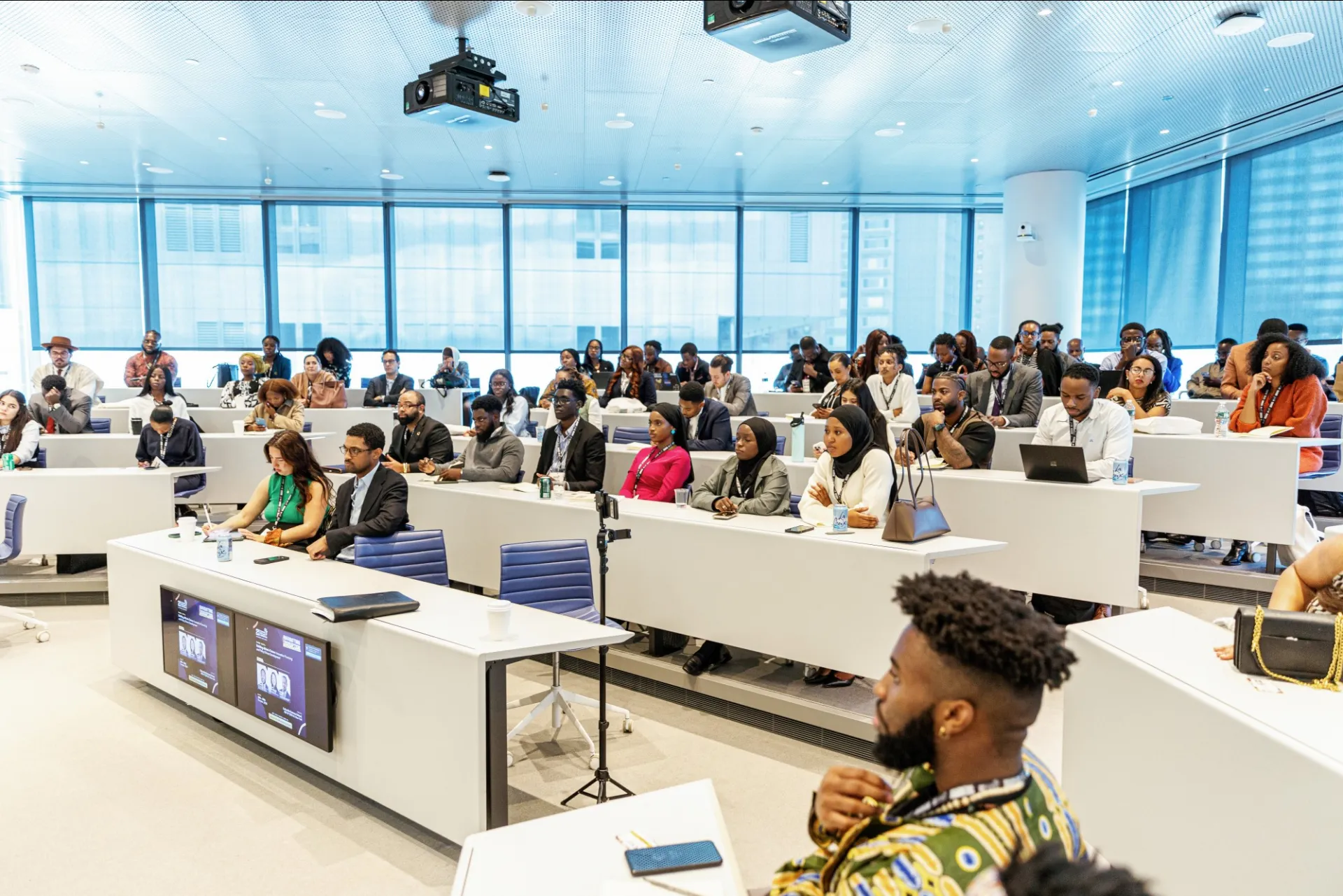 Audience at the 2024 Africa Business Conference at Columbia Business School, co-hosted by the Africa Business Group and SIPA Pan-African Network
