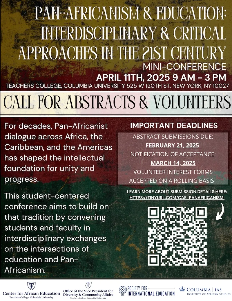 Pan-Africanism & Education: Interdisciplinary & Critical Approaches in the 21st Century